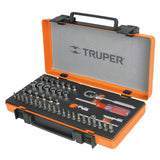 Juego de 45 herramientas std mixtas entrada 1/4" truper..