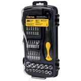 Juego de 39 herramientas mixtas entradas 1/4" pretul..