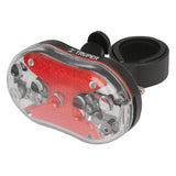 Linterna 9 ed para biciceta trasera pastica truper..