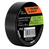 Tape aislane de elecricidad 18m negro ruper exper