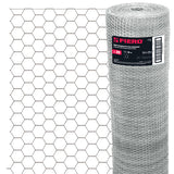 Malla de gallinero 1 1/2" x 1 1/2" c-20 (5.9' x 49.2 yd) acero galvanizada fiero