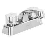 Mezcladora de lavaanos 4" cuello nariz corta puños hexagonales de plastico foset basic
