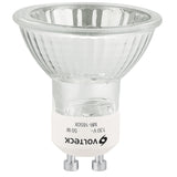 Bomillo 50w 120v halogeno luz calida ase gu10 volteck