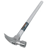 Martillo 20oz pulido uña recta cabeza fresada ango tubular truper..