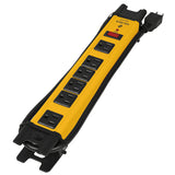 Multicontacto 6 entradas,supresor,1200j voltech