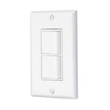 Interruptor sencllo + 1 de 3 vas blanco lnea classc volteck