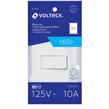 Interruptor sencllo de tmbre blanco oslo volteck