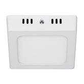 Lámpara cuadrada tipo plafón de led blanco