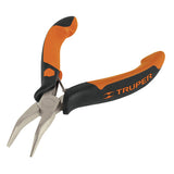 Pinza 5" equeña de unta curva mango confortable truer..