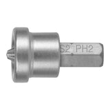 Juego de 5 puntas estrias #2 para pared de yeso truper expert..