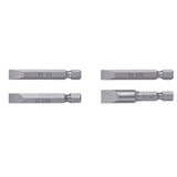 Juego de 5 puntas planas mixtas desde 1/4" hastas 5/16" largas truper expert..
