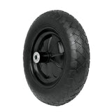 Goma 14'' reforzada con rin eje y caja de bola para carretilla pretul