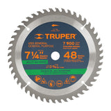Disco sierra 7-1/4" para multimaterial 48 ientes truper