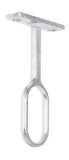 Soporte zamak niquelado de tubo ovalado hermex