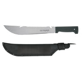 Machete 12" tipo rabo ango negro en funda truper