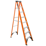 ESCALERA TIPO TIJERA DE 175KG DE FIBRA DE VIDRIO