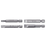 Juego de 6 puntas planas mixtas desde 5/32" hastas 5/16" largas truper expert..