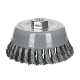 cepillo de alambre trenzado fina para esmeriladora