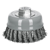 cepillo de alambre trenzado grueso para esmeliradora