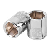 Cubo meanio 9/16" entrada 1/4" hexagonal truper+