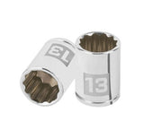 Cubo meanio 14mm entrada 1/4" estriado truper..