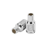 Cubo meanio 5mm entrada 1/4" estriado truper..