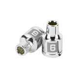 Cubo meanio 6mm entrada 3/8" estriado truper..