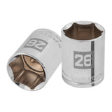 Dado cuadro 1/2", Truper