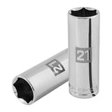 Dado largo, 6 puntas, cuadro 1/2", Truper