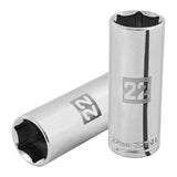 Dado largo, 6 puntas, cuadro 1/2", Truper