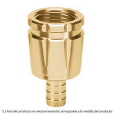 conector hembra de aluminio