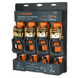 Juego de 4 suetadores con matraca 1-1/4