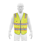 chaleco de seguridad de alta visibilidad