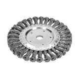 Cepillo de alambre trenzado 11/16" x 6" para esmeril alibre 0.5mm truper+