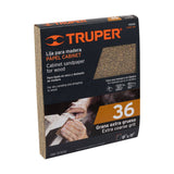 LIJA PARA MADERA GRANO 36 AMARILLA TRUPER
