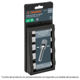 juego de cubos mecanicos con sujecion 9 piezas estandar y milimetricos