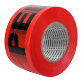 Cinta delimitadora roja 3" x 304.8m peligro truper