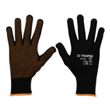 Guantes nylon, puntos de pvc palma,de truper