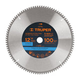 Disco sierra 12" para aluminio 100 ientes truper..