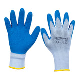 Guantes para jardin talla con recubrimiento de latex rueso truper
