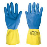 guantes de latex reforzados para limpieza