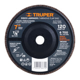 disco laminado de 7 con respaldo plastico