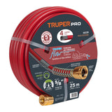 Manguera 4 capas an-5/8x25x truper..