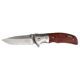 navaja abatible mango de madera de4 1 2