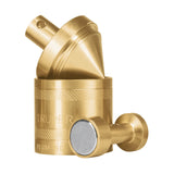 Plomada de laton 16 oz. con centro y guia magnetica truer..
