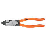 Pinza ara electricista 9" con onchador de terminales, truer