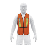 chaleco de seguridad con cintas reflejantes