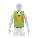 chaleco de seguridad con cintas reflejantes