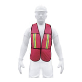 chaleco de seguridad con cintas reflejantes