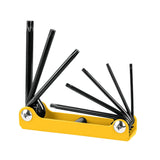 Juego de 8 llaves torx tipo navaa en blister desde t9 hasta t40 pretul